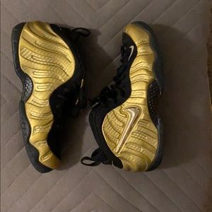 Nike Foamposite Gold